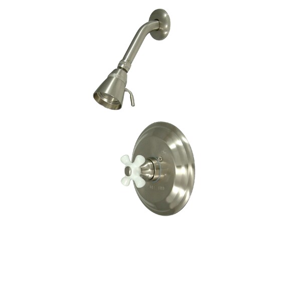 Shower Faucet, 2, Wall Mount, Brushed Nickel